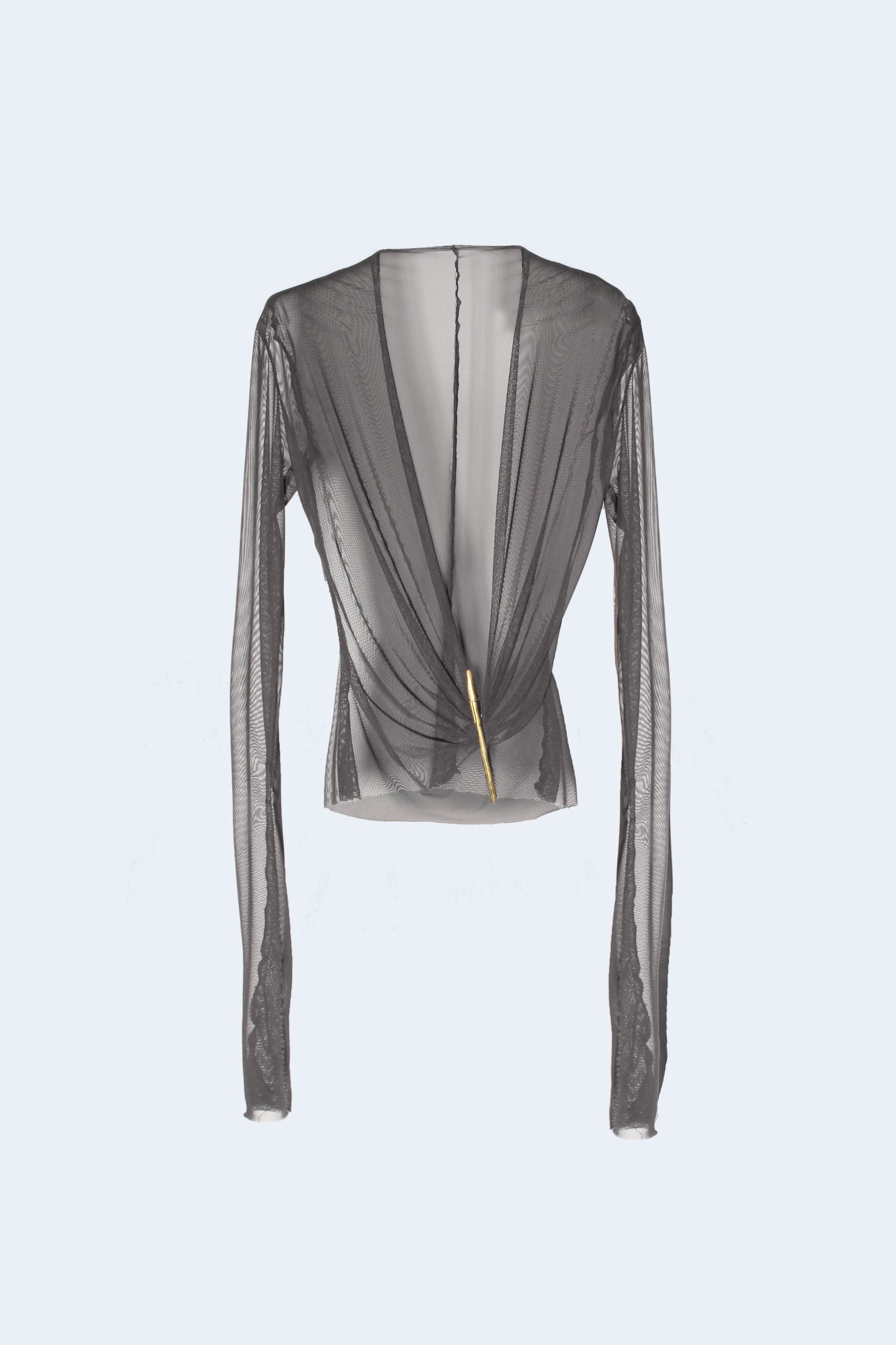 Black Tull Blouse