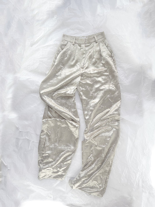 Semisatin Light Olive Pants